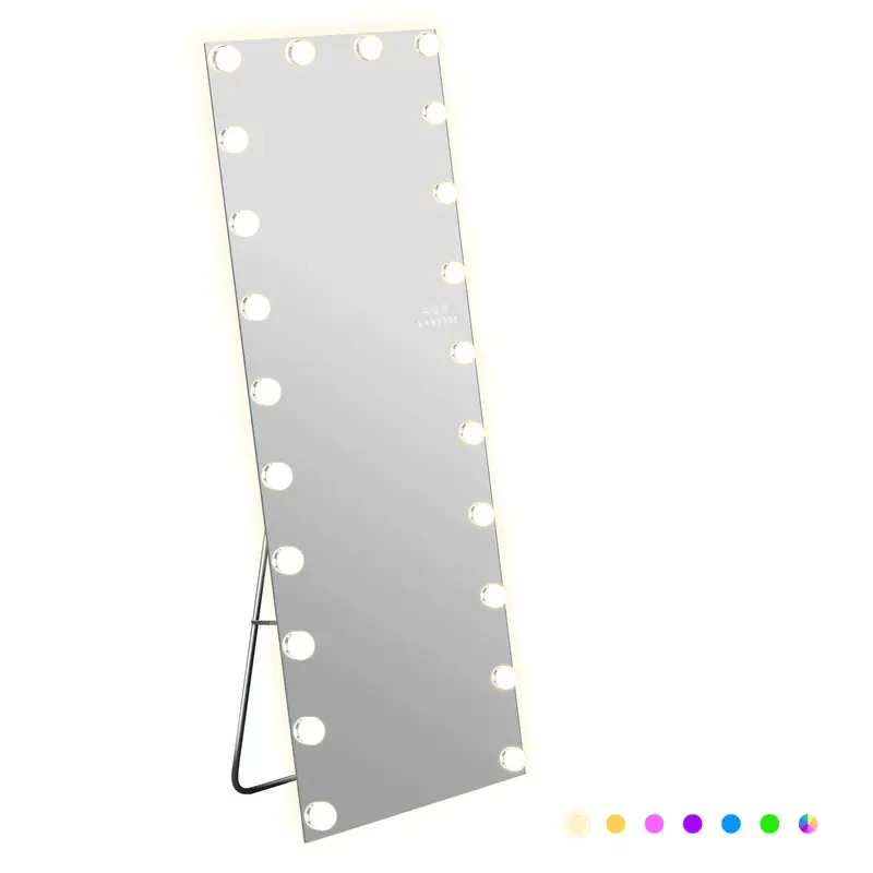 Hollywood Vanity Mirror - Full Length Vanity Mirror with RGB 70" Tall