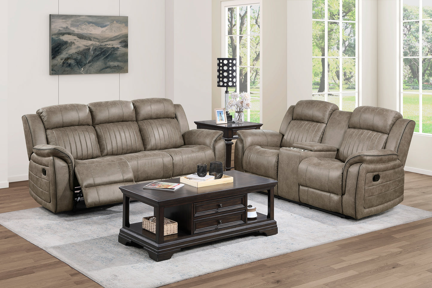 2Pc Reclining Sofas