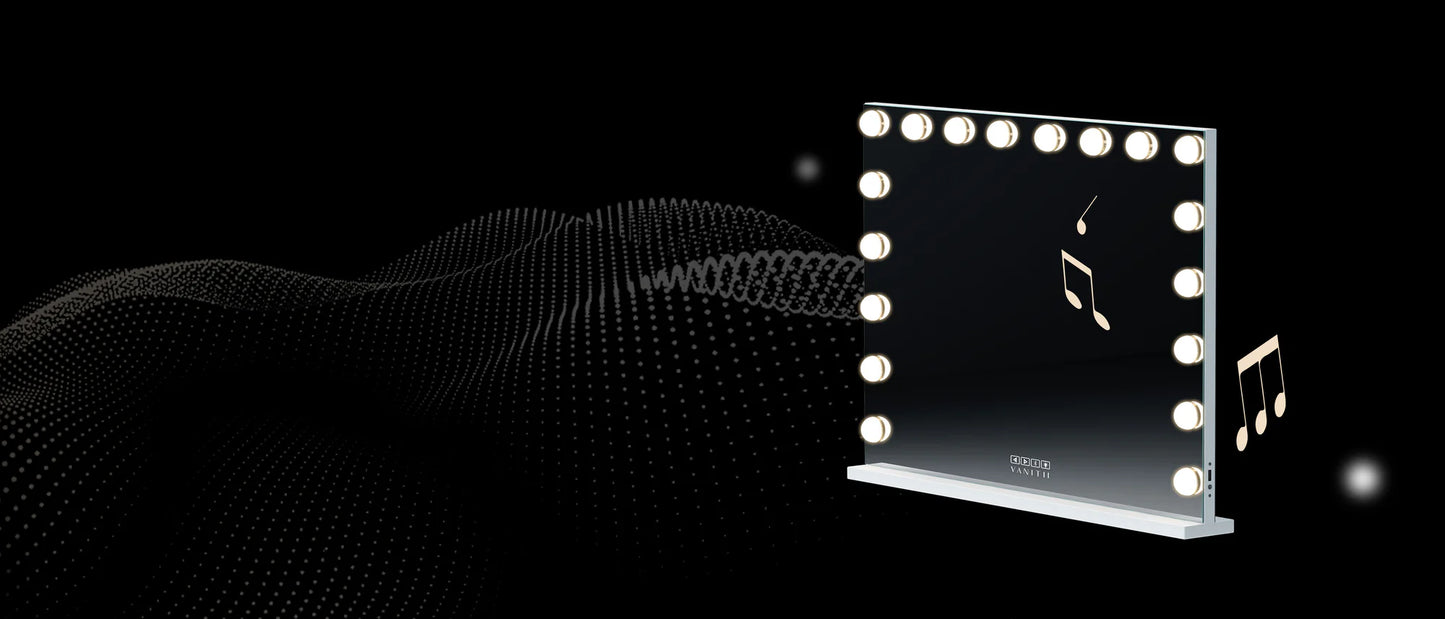 Mary Hollywood Vanity Mirror Pro with Bluetooth XXXL - 18 Dimmable LED Bulbs