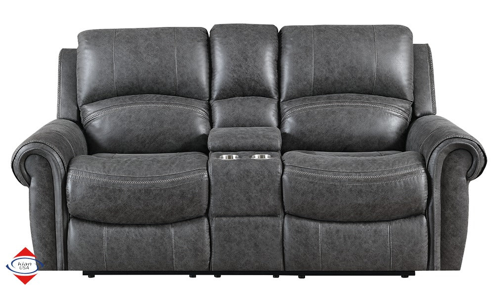 Sofa and Loveseat Recliners 2PC Grey