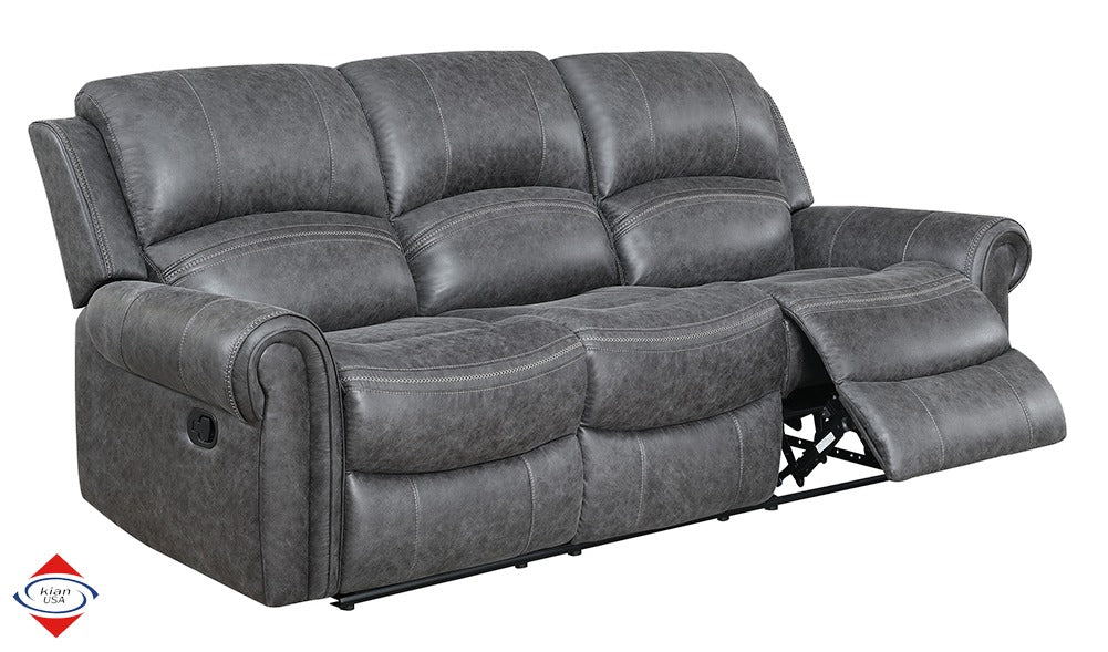 Sofa and Loveseat Recliners 2PC Grey