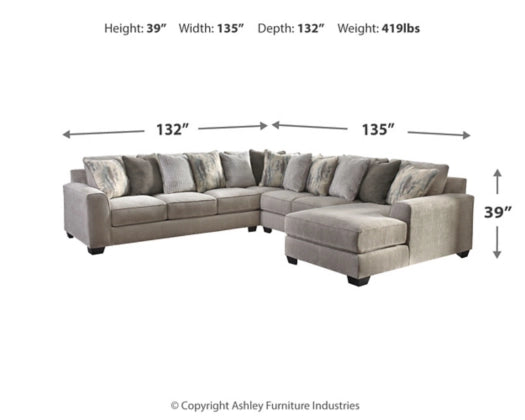 Sectional with Right Chaise