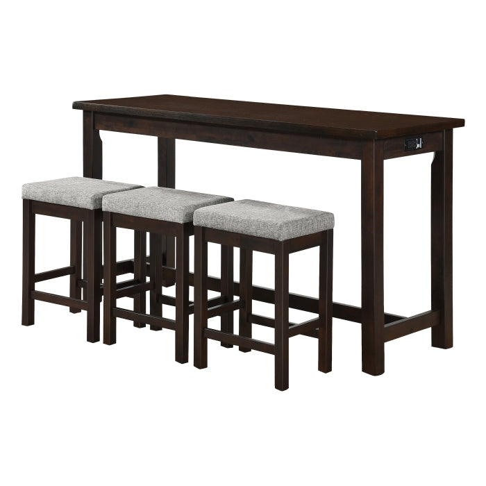 5713ES - 4-Piece Pack Counter Height Set