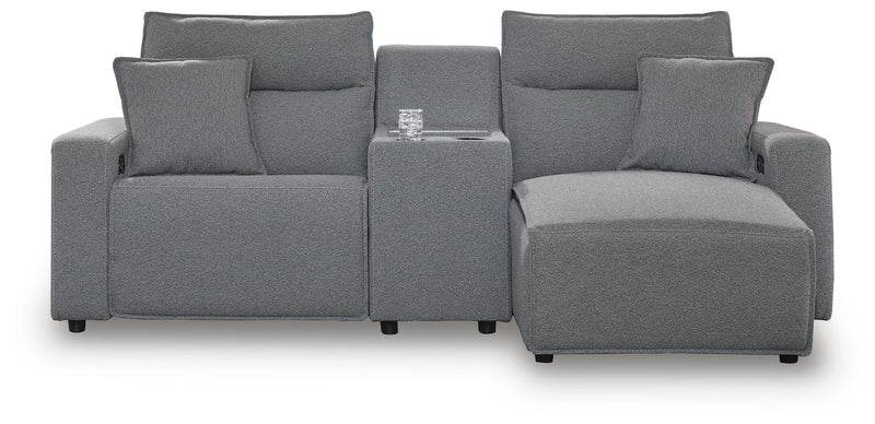 Modmax II Power Reclining Sectional with Chaise and Console