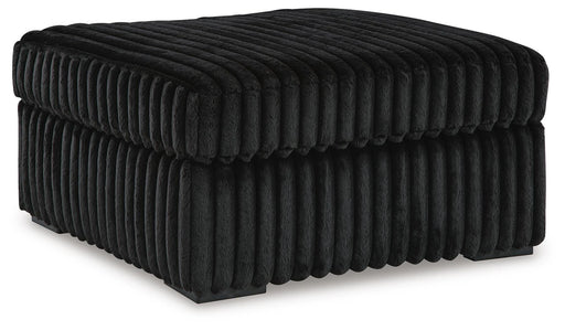 Midnight-Madness Double Chaise Sectional - Onyx