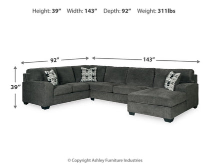 Sectional with Right Chaise