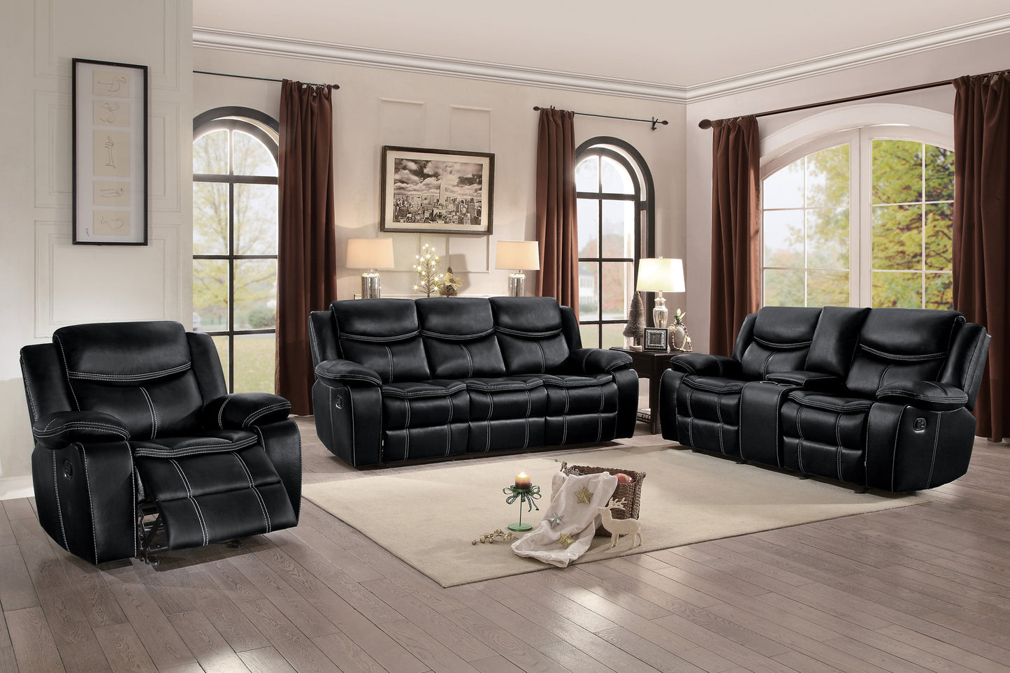 2Pc Reclining Sofas