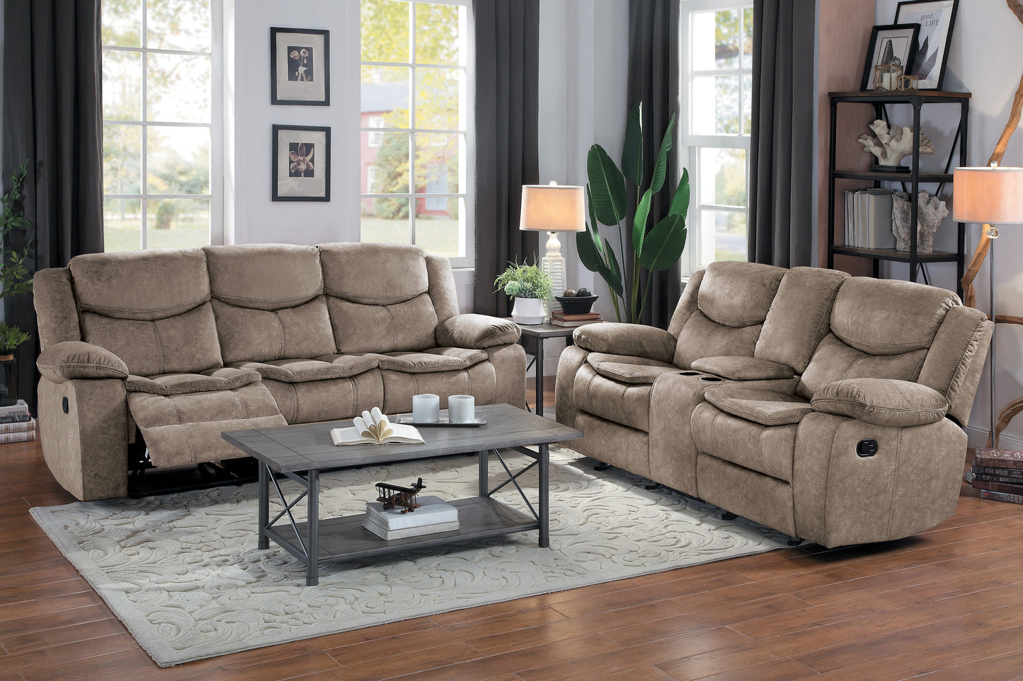 2Pc Reclining Sofas