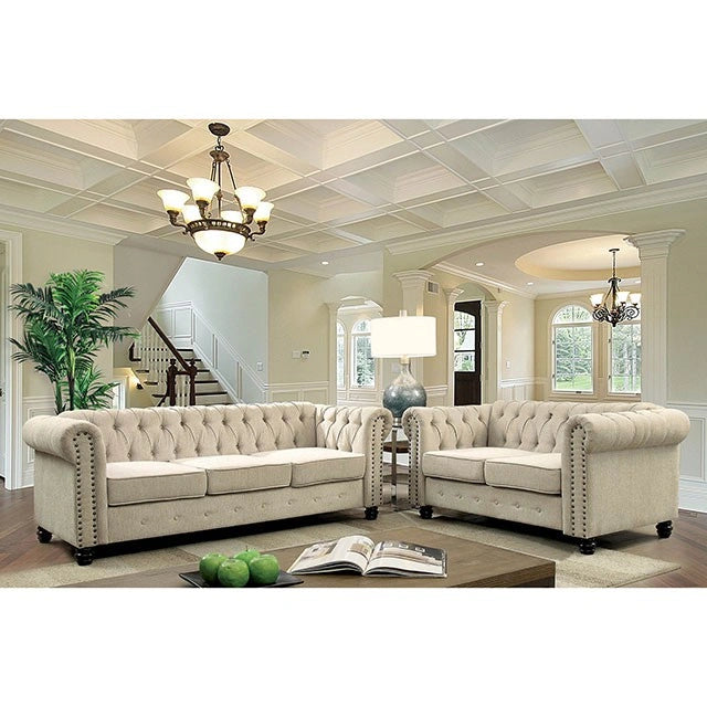 Winifred Ivory Love Seat