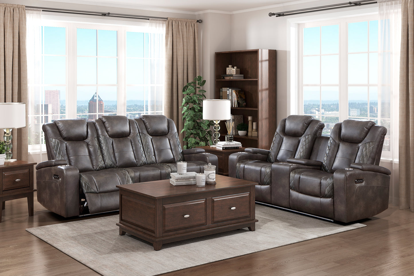 2Pc Reclining Sofas