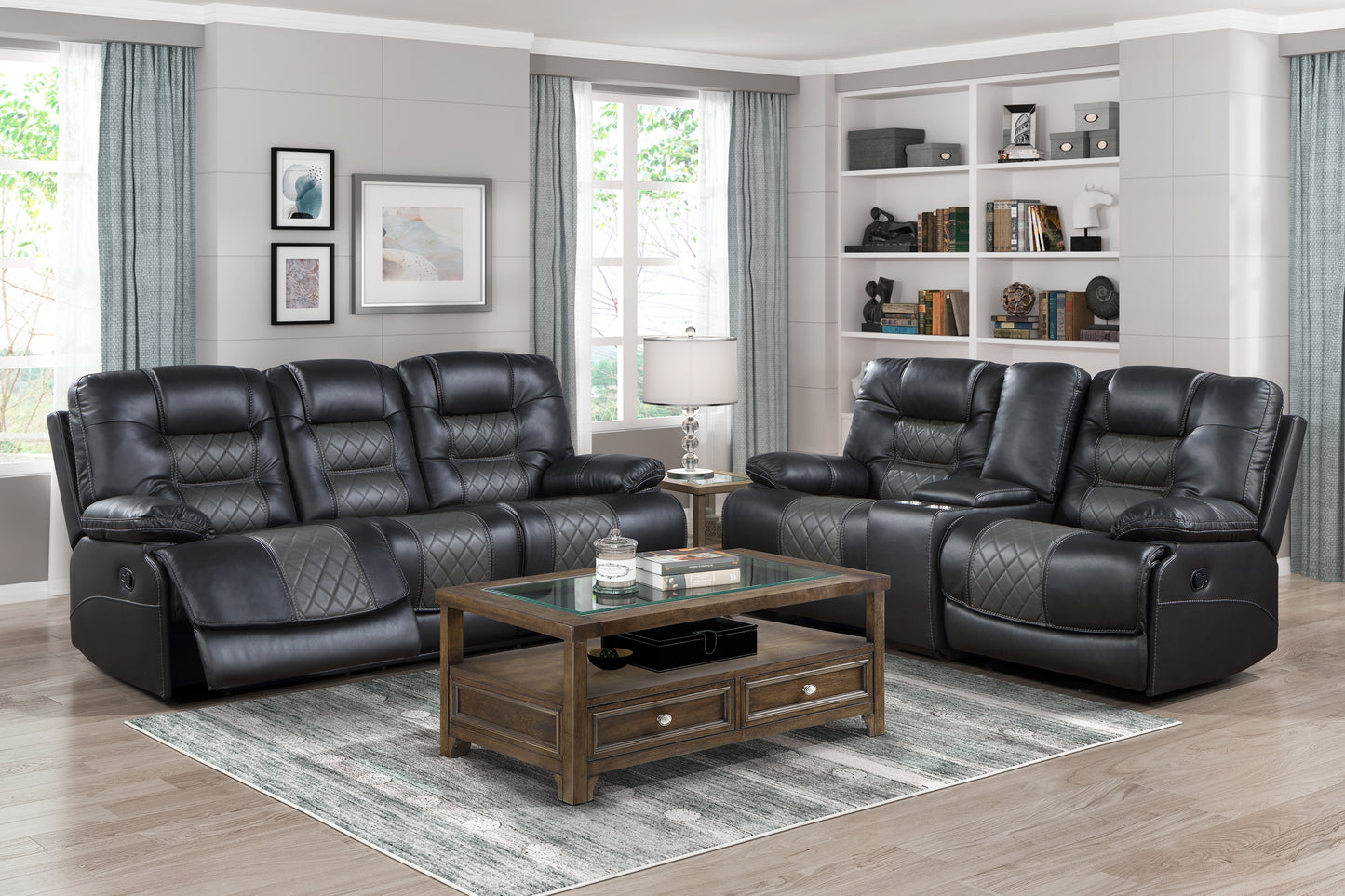 2Pc Reclining Sofas
