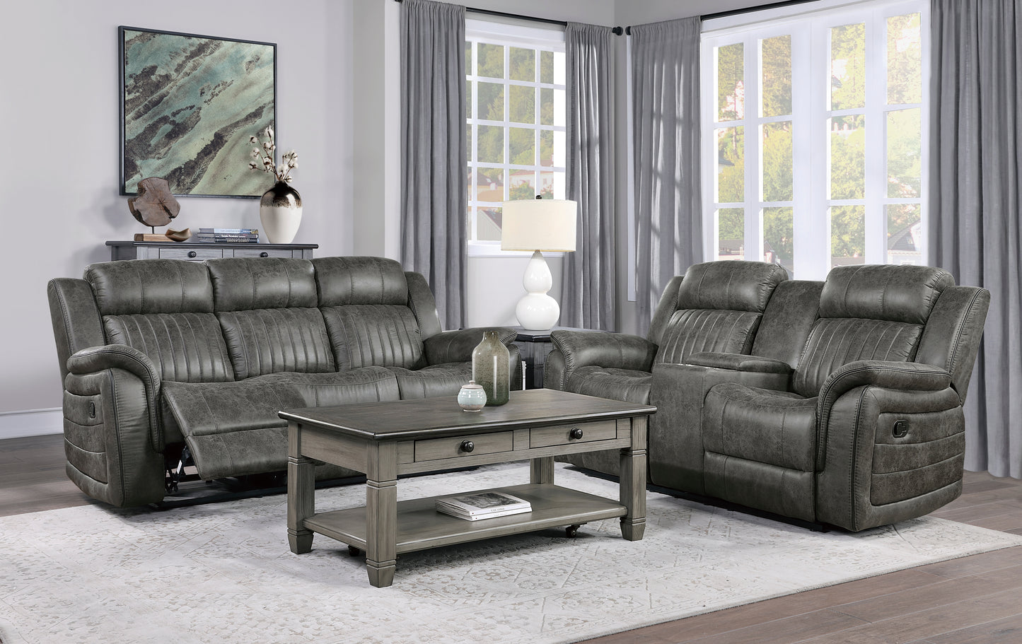 2Pc Reclining Sofas
