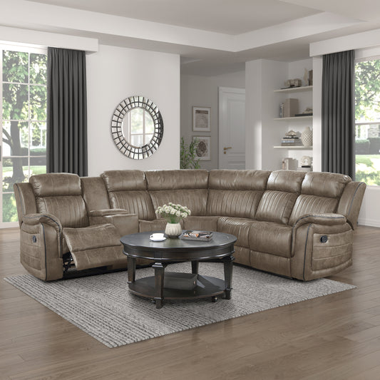 Reclining Sectional with Left Console