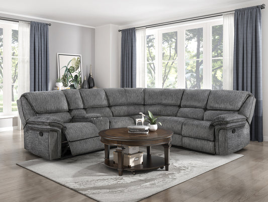 Reclining Sectional with Left Console