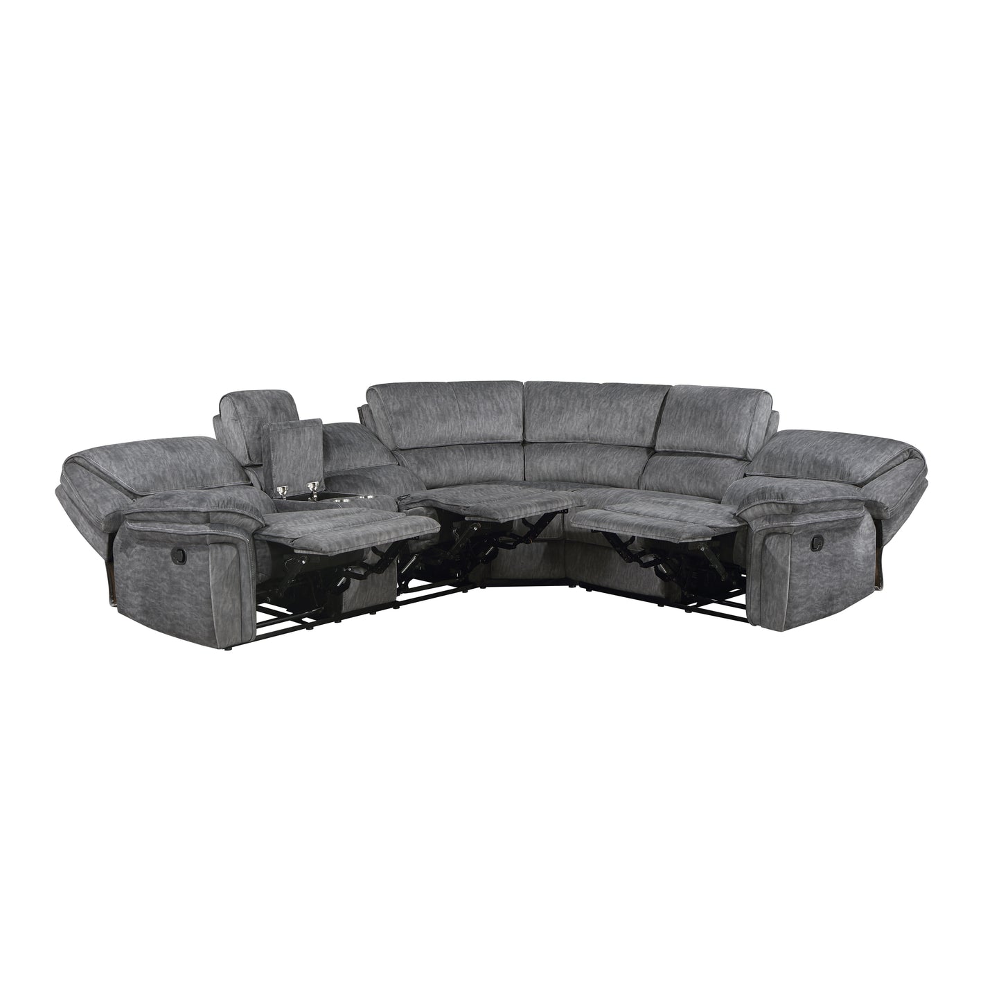 Reclining Sectional with Left Console