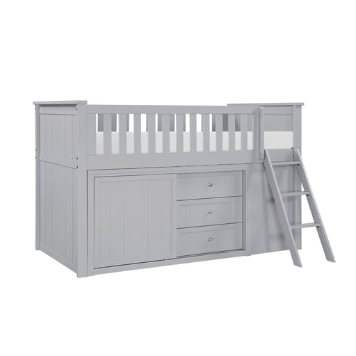 Orion-(5) Low Loft Bunk with Bookcase and Dresser image