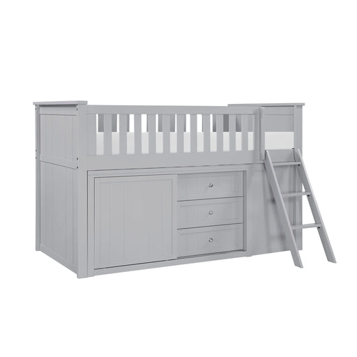 Orion-(6) Low Loft Bunk with Bookcase and 2 Dressers image