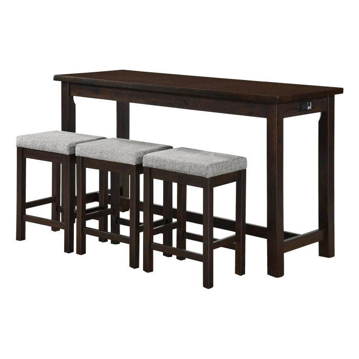 5713ES - 4-Piece Pack Counter Height Set