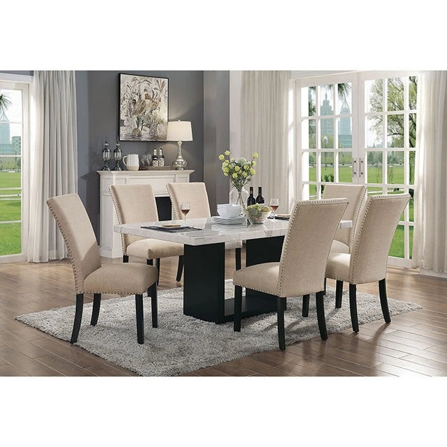 Kian Side Chair, Beige