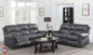 Sofa and Loveseat Recliners 2PC Grey