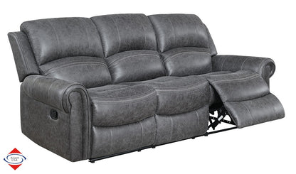 Sofa and Loveseat Recliners 2PC Grey