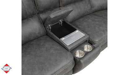 Sectional Power Recliner with USB Ports
