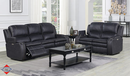 Sofa and Loveseat Recliners with USB Ports