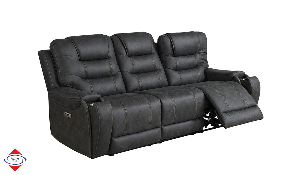 Sofa and Loveseat Power Recliner with USB Ports 2pc