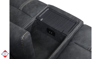 Sofa and Loveseat Power Recliner with USB Ports 2pc