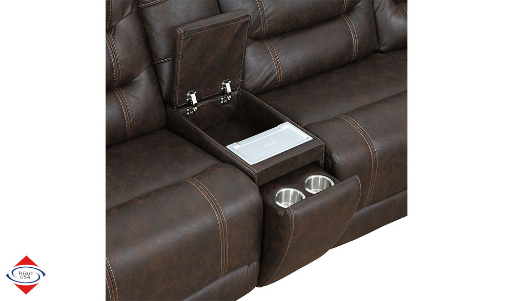 Power Sectional with USB Ports