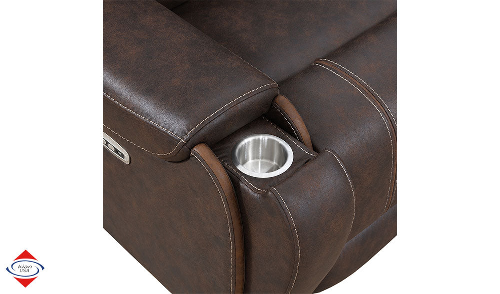 Power Sectional with USB Ports